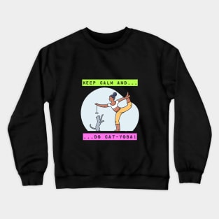 Cat Yoga Crewneck Sweatshirt